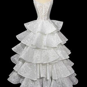 Brand New US 10 Anna Augusta Custom Made Bridal Gown